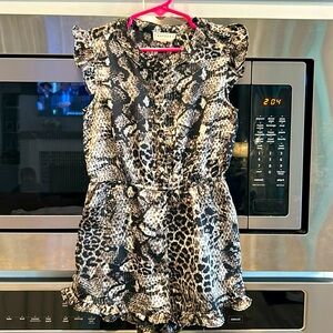 Girls Snake Print Romper. Size S.